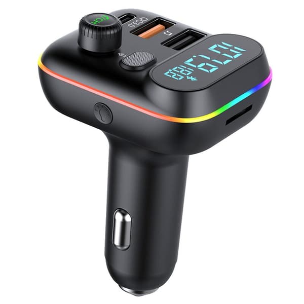 T70 Bil Bluetooth MP3-afspiller FM-sender Universal USB-oplader Tilbehør
