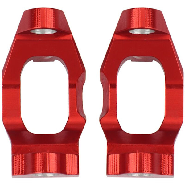 2 stk. Metall Caster Block C- for Axial Jr. AX90052 AXI90069 1/18 RC Bil Oppgraderingsdeler, Rød
