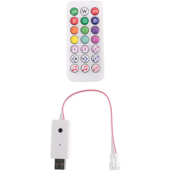 DC5V SP620E USB Bluetooth Music Pixel Controller RF Remote for WS2812 RGB Led Strip Light Tape
