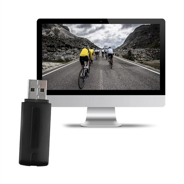 Pyörän USB-tikku ANT+ langaton vastaanotin pyörätietokoneen nopeusanturiadapteri Bkoolille