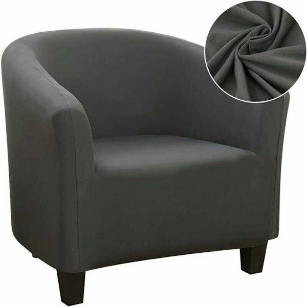 Stretchbar Stolskydd, Lätt att Installera och Tvätta, Stolskydd med Armstöd Chesterfield Stolskydd för Barbord Vardagsrum Möte