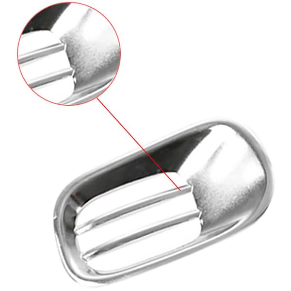2 stk. Side Lamp Cover Trims Light Bumper Protector Baglygte Ramme til 2015-2019