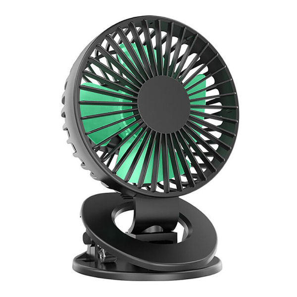 USB Clip Fan Home Sleep Three-Speed ​​Fan with Battery Mini Desktop Office Fan Car Fan