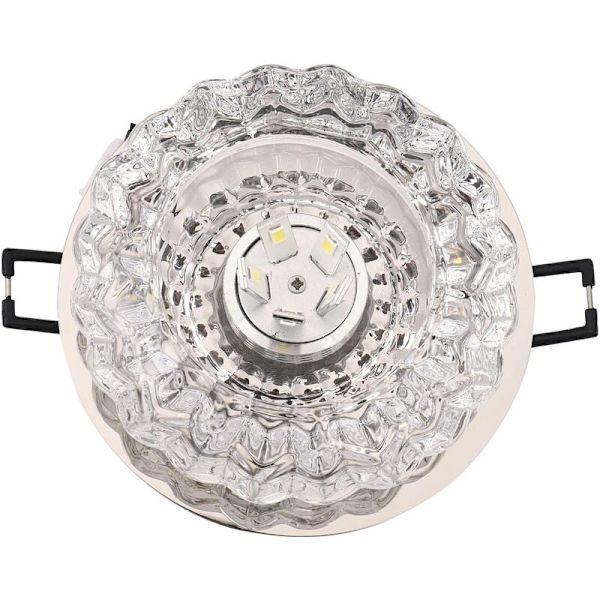 Käytävän LED-kattovalaisin, olohuoneen kristallikäytävän valot, LED-kattovalaisimet, Luces-kuistin parvekkeen lamppu, kylmä valkoinen 5W