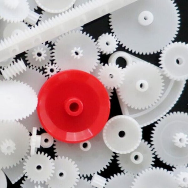 81 dele sæt plast gear taske DIY håndværk modelfremstilling gearstativ deceleration 0,5 modul