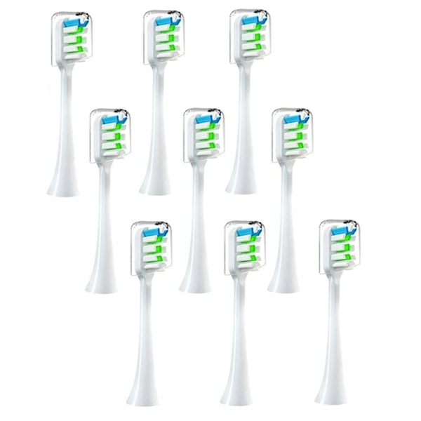9 kpl Vaihtoharjapäitä V1 V2 X3 X3U X5 D2 D3 SOOCARE Sonic Electric Toothbrush Head Soft Bristle,B