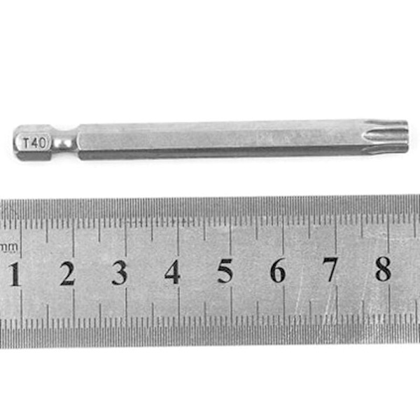 11-osainen sarja 75 mm S2-teräksestä valmistettu Torx-kuusiokoloavainsarja, käsikäyttöiset ruuvimeisselit, ruuvimeisselisetti