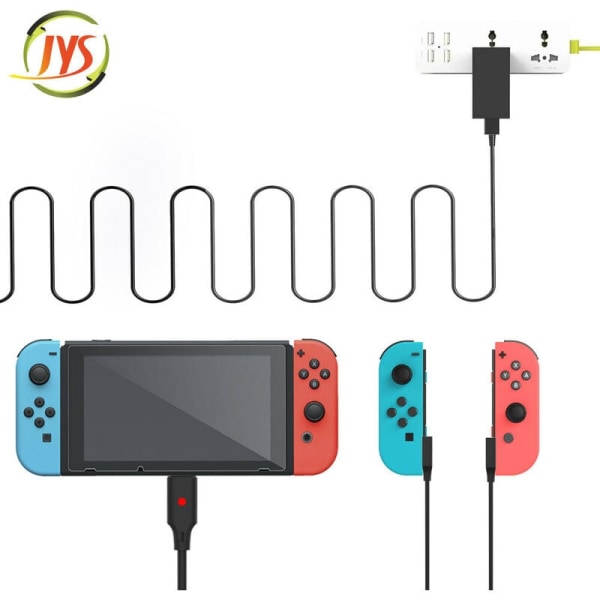 Bærbar multifunksjonell 1,8 m 3 i 1 ladekabel for / Switch / & Smart