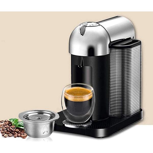 Kaffe Kapsel - Espresso Vertuo Kapsel Pod Vertuoline Kaffeemaskine Genanvendelig Kaffe Filter Sæt