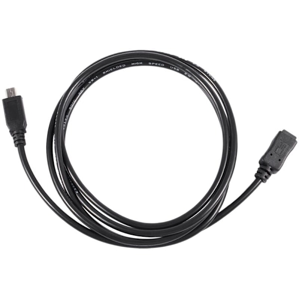 1,5 m:n Mini USB B 5-nastainen uros-A-jatkokaapeli, sovitin, musta