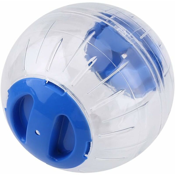 Råtta Boll Leksak Hamster Boll Löpning Träning Boll Mini Boll Springa Runt Liten Husdjur Hamster Träning Boll 12cm (Transparent) (Blå)