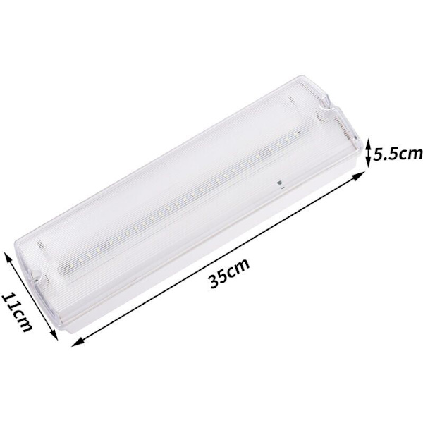 Autonom belysningsblock för säkerhet 3 timmars belysning IP65 200Lm 6500K 27LED