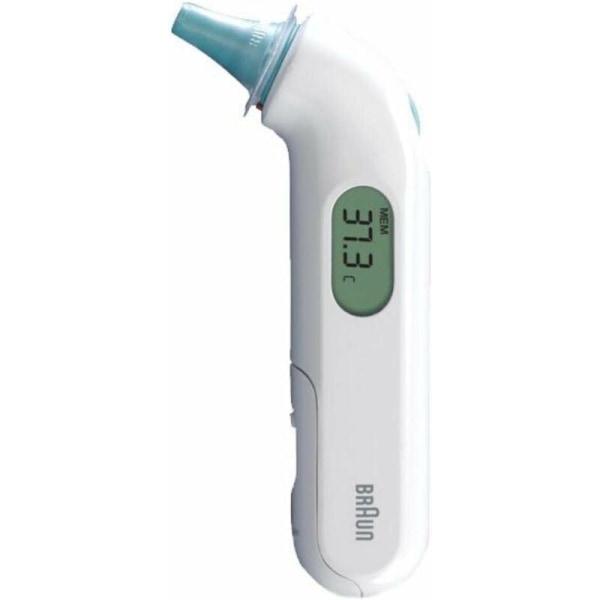 Øretermometer 3 (professionel præcision akustisk feber indikator sikker, hygiejnisk, for hele familien nyfødt) IRT3030 Hvid