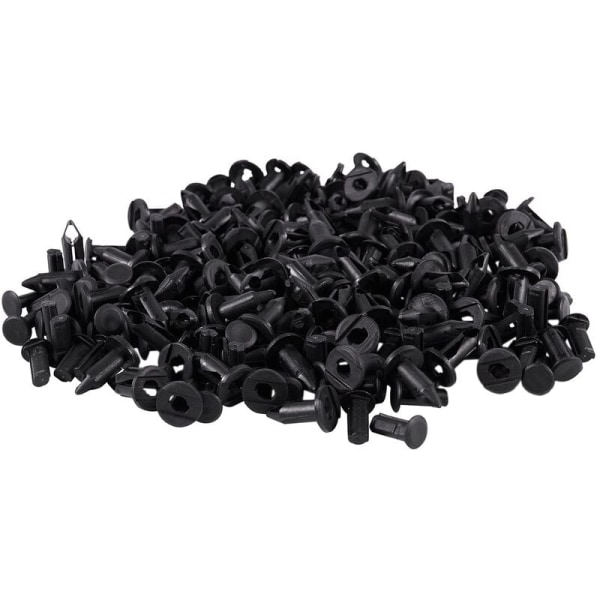 105Pcs Liner Fastener Push Clips Retainer Fastener for ATV Black