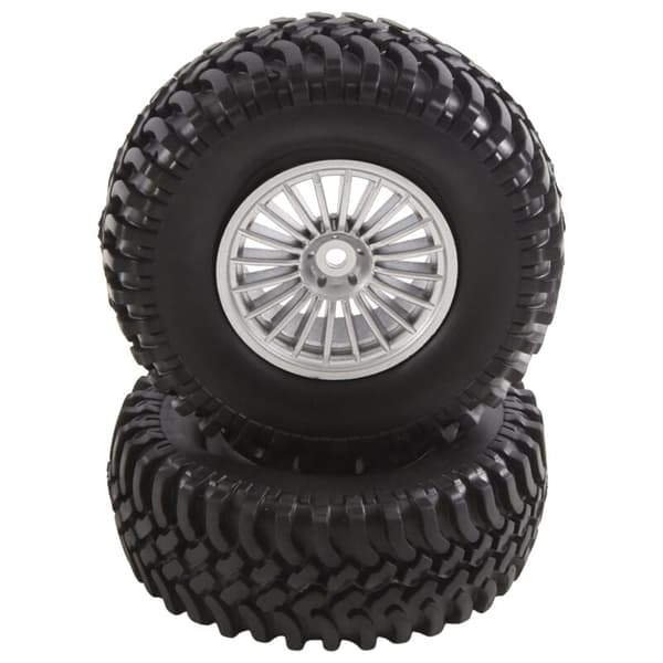 4 st 1/10 RC-bildäck i gummi 98 mm