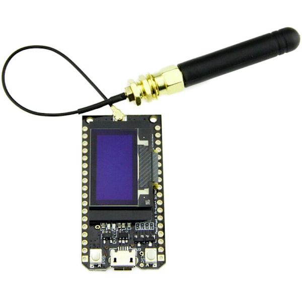 ESP-32 Wifi Bluetooth Utvecklingskort Modul Blå Display 0,96 Tum Lora32 Lora 868Mhz ESP32 Lora Oled Med Antenn