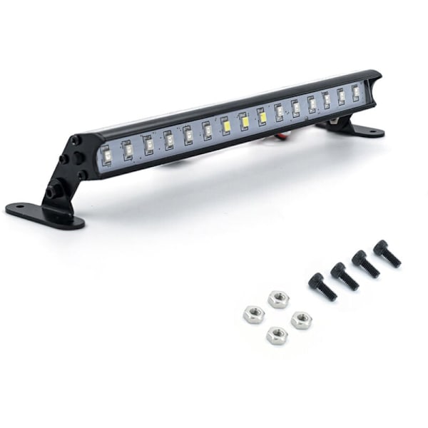 136MM 15 LED-ljusramp färgglada taklampor för Axial SCX10 90046 TRX4 Slash 1/8 1/10 Fjärrkontroll Crawler