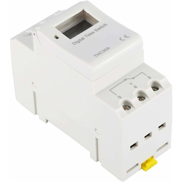 Digital Timer Programmerbar Elektronisk Afbryder LCD Digital Elektronisk Timer THC 30A 220V-