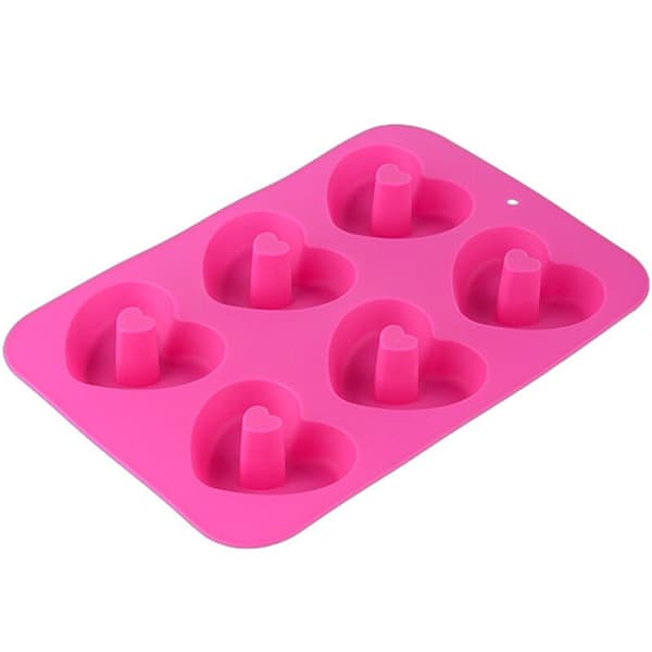 Silikone Donutform, Nyudviklet, Non-Stick Donutforme til Donuts, Muffins, Bagels og Kager