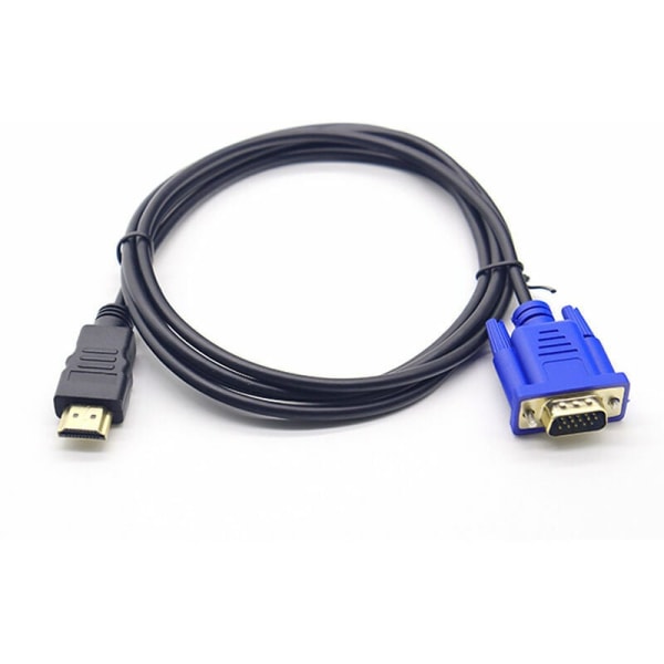 CCTV-kabel och adapter HDMI till VGA-konverteringskabel 1080P HDMI till VGA-kabeladapter 1,8 m (utan chip)