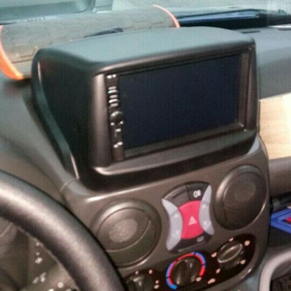 Bilstereo Radio DVD Panel Audio Fascia for Doblo 2002-2017 DVD Ramme Dashbord