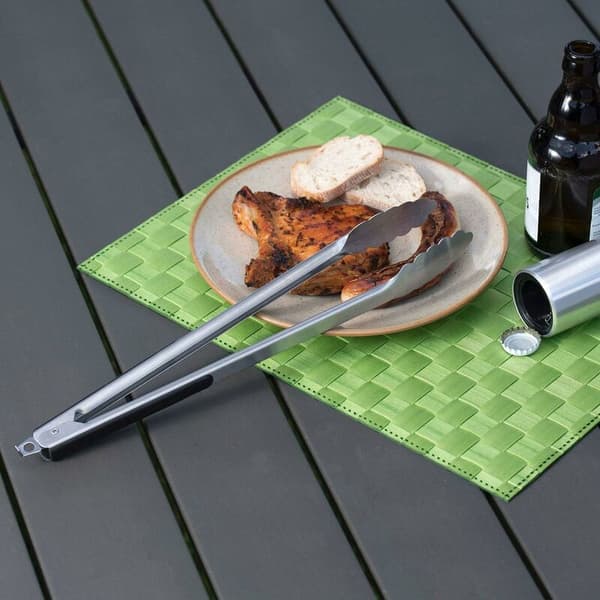 Grilltang, rustfrit stål/plast, længde: 37,7 cm, Classic Spezial, sølv/sort-