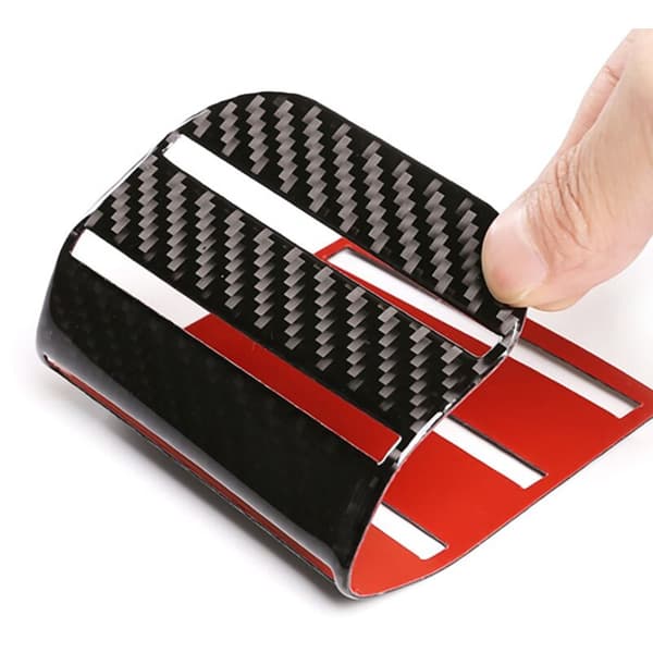 Bilsoft fiberarmleneboks spormatte deksel trim for - 2014-2018
