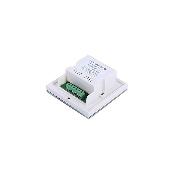 DC 12-24V LED Väggkontrollpanel med Beröringsfunktion och Dimbarhet för Justering av Belysning (Färg: Vit)