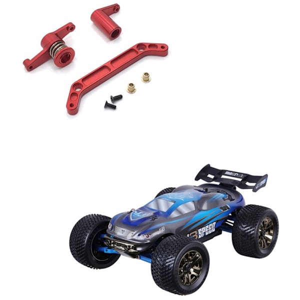 Metallveivstyringshjulmontering for JLB Racing CHEETAH 11101 21101 J3 Speed ​​1/10 RC Bil Oppgraderingsdeler, A