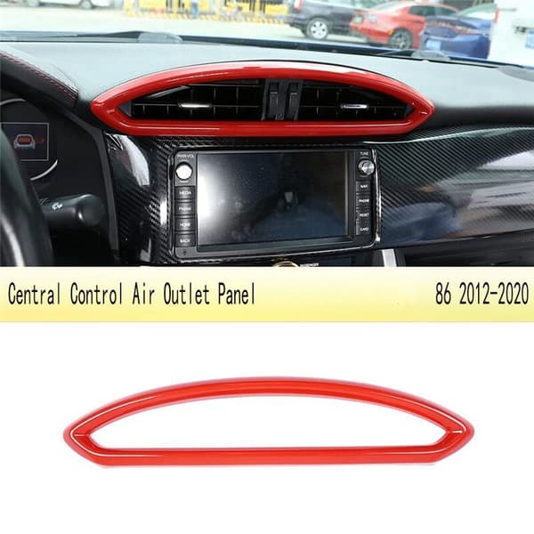 Bil Central Control Air Outlet Panel Frame ABS Cover Sticker til BRZ 86 2012-2020