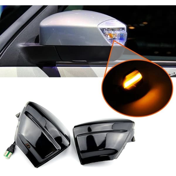 2 stk. Dynamisk sidespejl LED-indikator Blinklys til 2007-2014 C-MAX C394 2008-2012