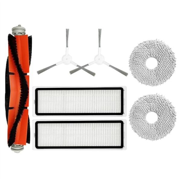 Til C102CN Robotstøvsuger Udskiftning Hovedsidebørste Hepa Filter Mop Pad Reservedele Tilbehør