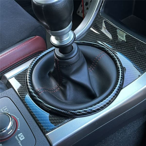 Bil Carbon Fiber Central Control Gear Shift Panel Cover Trim til / 2015-2020