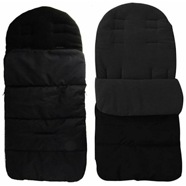 Vinterfotpose, Universell Vognpose, Vinter Baby Varmt Sovepose, Fleece Vognpose, Vognpose Passer for 0-36 År Gamle Babyer