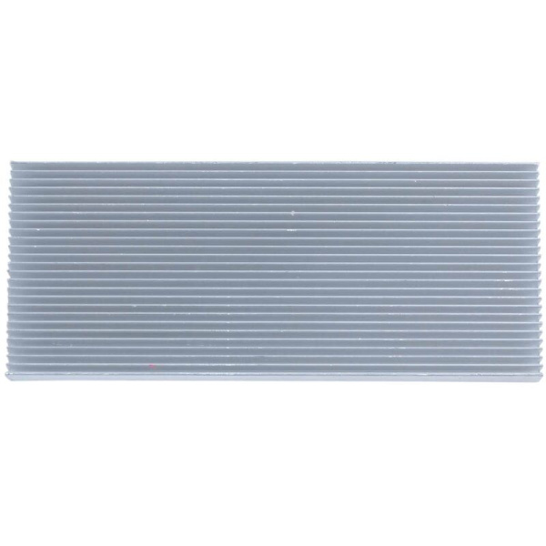 Kylfläns i aluminium för hög effekt LED-förstärkare transistor 100X41X8Mm
