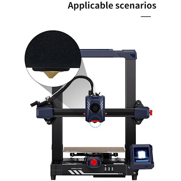 For 2 Hotend Sæt 24V 60W Patronvarmer Ekstruder Hoved Messing Dyse til 3D Printer 2 Neo/Max/Plus
