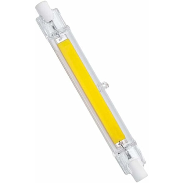 10W R7s LED Lyspære 118mm COB Filament Kald Hvit 6000K 220V Dobbel Sokkel J118 LED Lineær Rørpære 360 Grader IKKE-Dimbar, 2-pakning