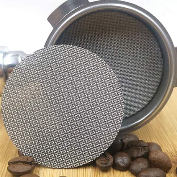 5 stk. Serie 51mm Puck Screen/Espresso Portafilter Nedre Bruseskærm/Kontaktskærm - Rustfrit Stål