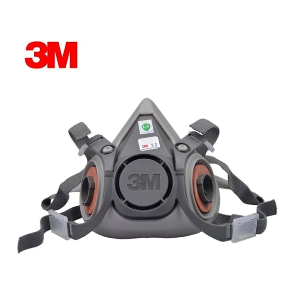 Klassisk återanvändbar halvmask 3M™ 6200, Säkerhetscertifierad.