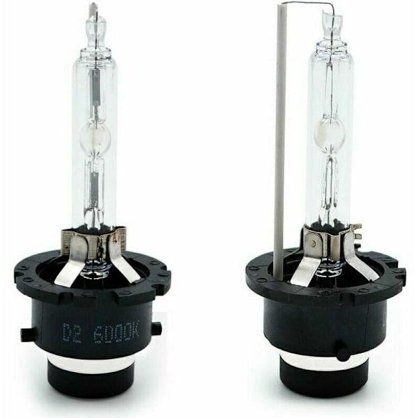 D2S Xenon Kit 6000K HID Urladdningslampa Strålkastare 35W Vit Ersättning för Halogen eller LED Yttre Lampor (2st)
