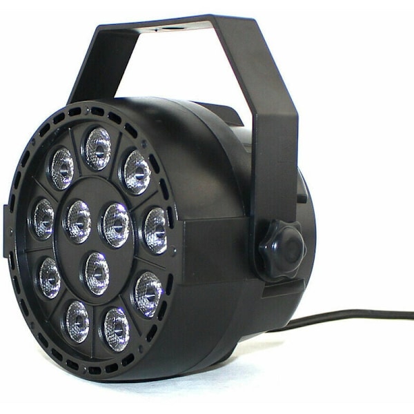 Scene belysning DJ lyseffekt diskolys 7 DMX kanaler diskopartylys（Lilla 12 LED）