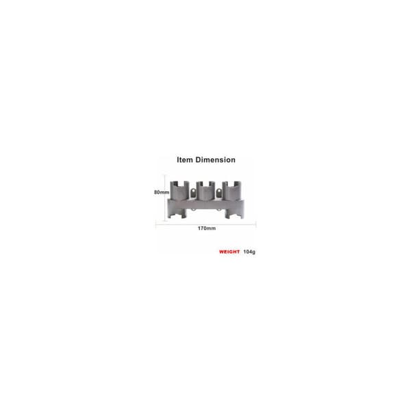 Väggmonteringsfäste för Dyson V10 V8 V7 dammsugarborste