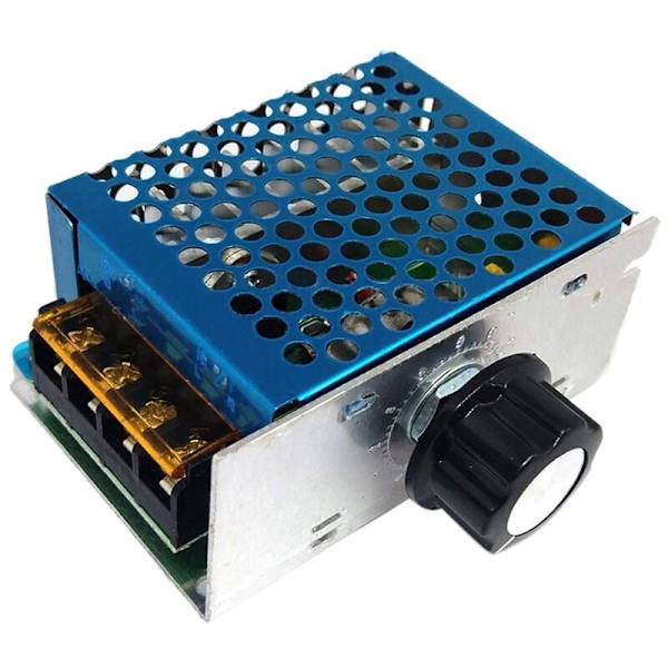 Motorvarvtalsregulator Justerbar Spänningsregulator 4000W Hög Effekt SCR Temperaturregulator