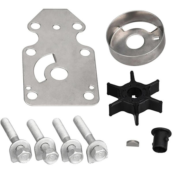 63V-W0078 Vattenpumps Impeller Reparationssats för Yamaha 2-takts 9,9 hk 15 hk Utombordsmotorer 1996-2019