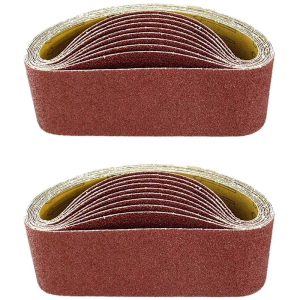 20x Sanding Belts 3 x 21 Inch 240 Grit Aluminum Oxide Sanding Belt Sandpaper