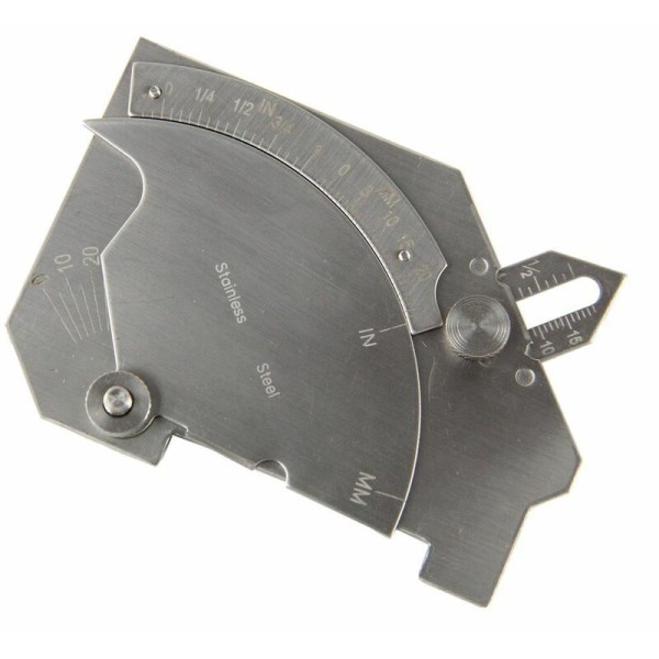 Cam Welder MG-8 Silver Gauge Weld Cam Weld Inspection Ruler