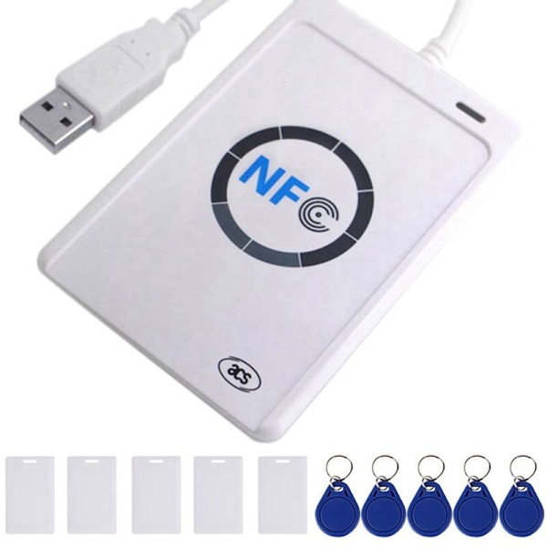 ACR122U USB NFC-läsare Kontakt Smart IC-kort Skrivare & Läsare Kopierare RFID Smart Duplicator UID Ändringsbar Taggkort