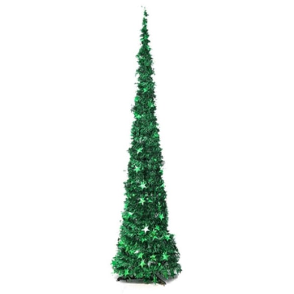 Creative Christmas Tops Christmas Tree Retractable Folding Christmas Decoration Tree Ornament Christmas Tree,E