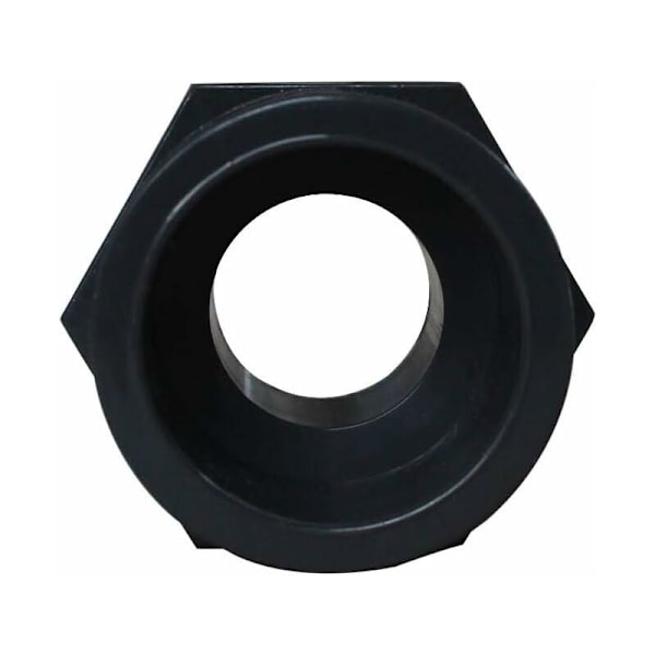 PVC-hanegängad ände 20mm simbassäng skruv ände blandad PVC-anslutning PVC-gängad hylsa，DN15，2st (Innerdiameter 20mm - 1/2\" gänga)