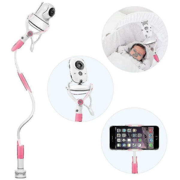 Kamerafeste, Universal Baby Monitor Holder, Mobiltelefonholder, Kompatibel med Philips Avent Motorola Hello Baby Monitor